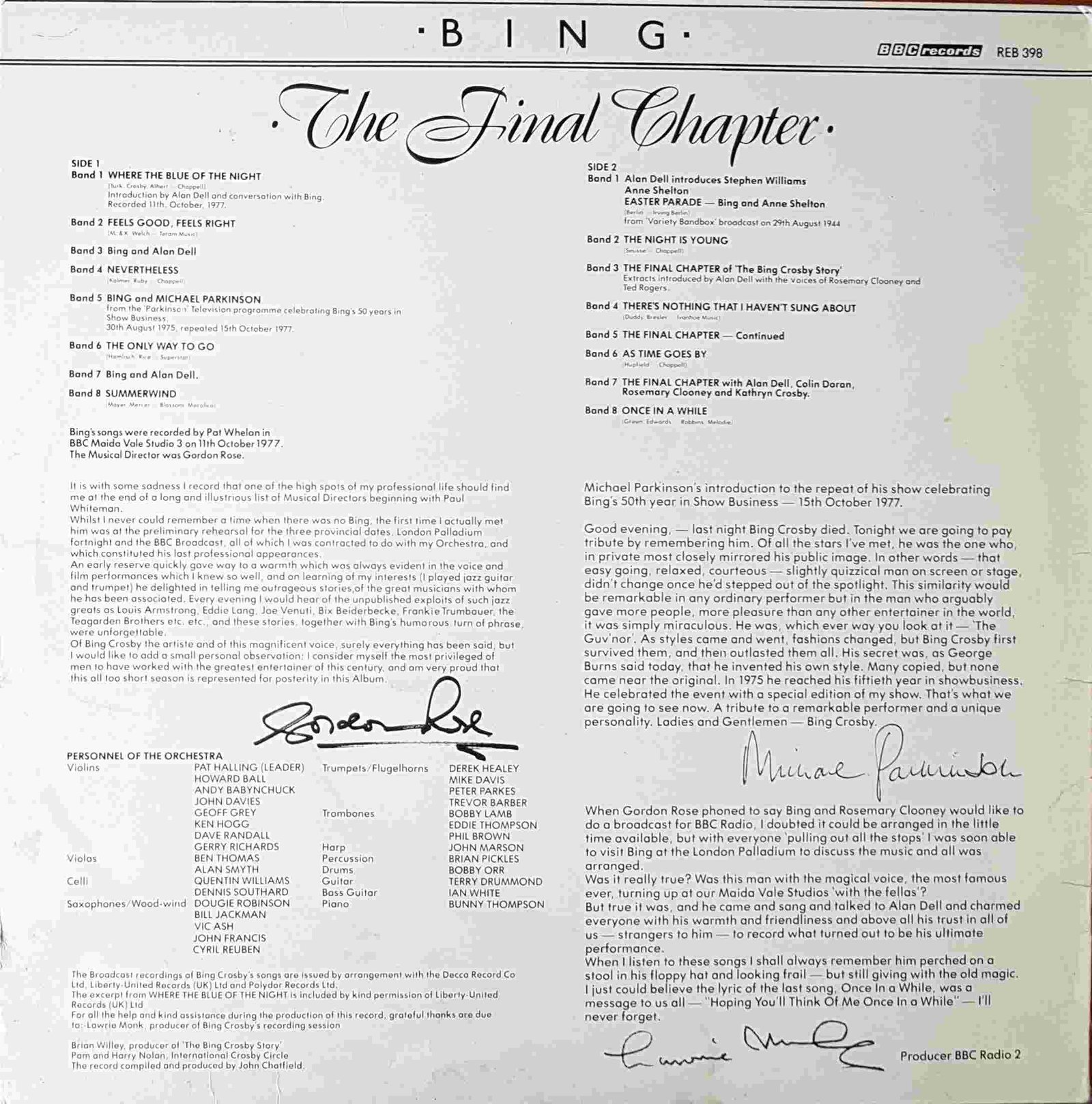 Back cover of REB 398